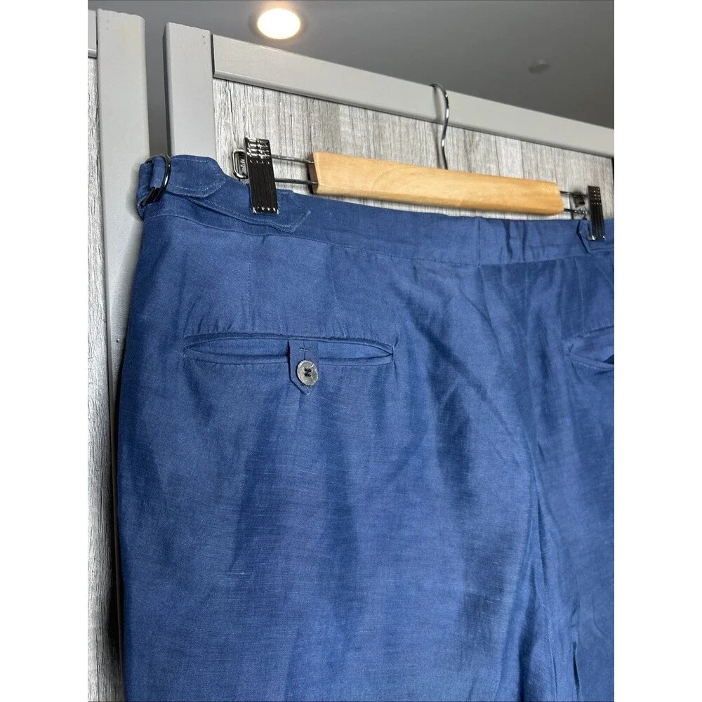 Paul Stuart John Pants Trousers Linen Silk